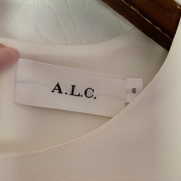 A.L.C. Cream Cape Dress - Picture 6 of 9